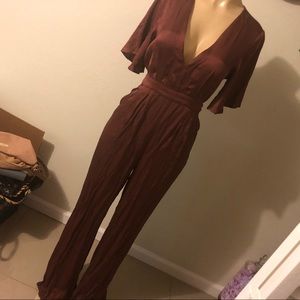 Cute burnt orange jumpsuit